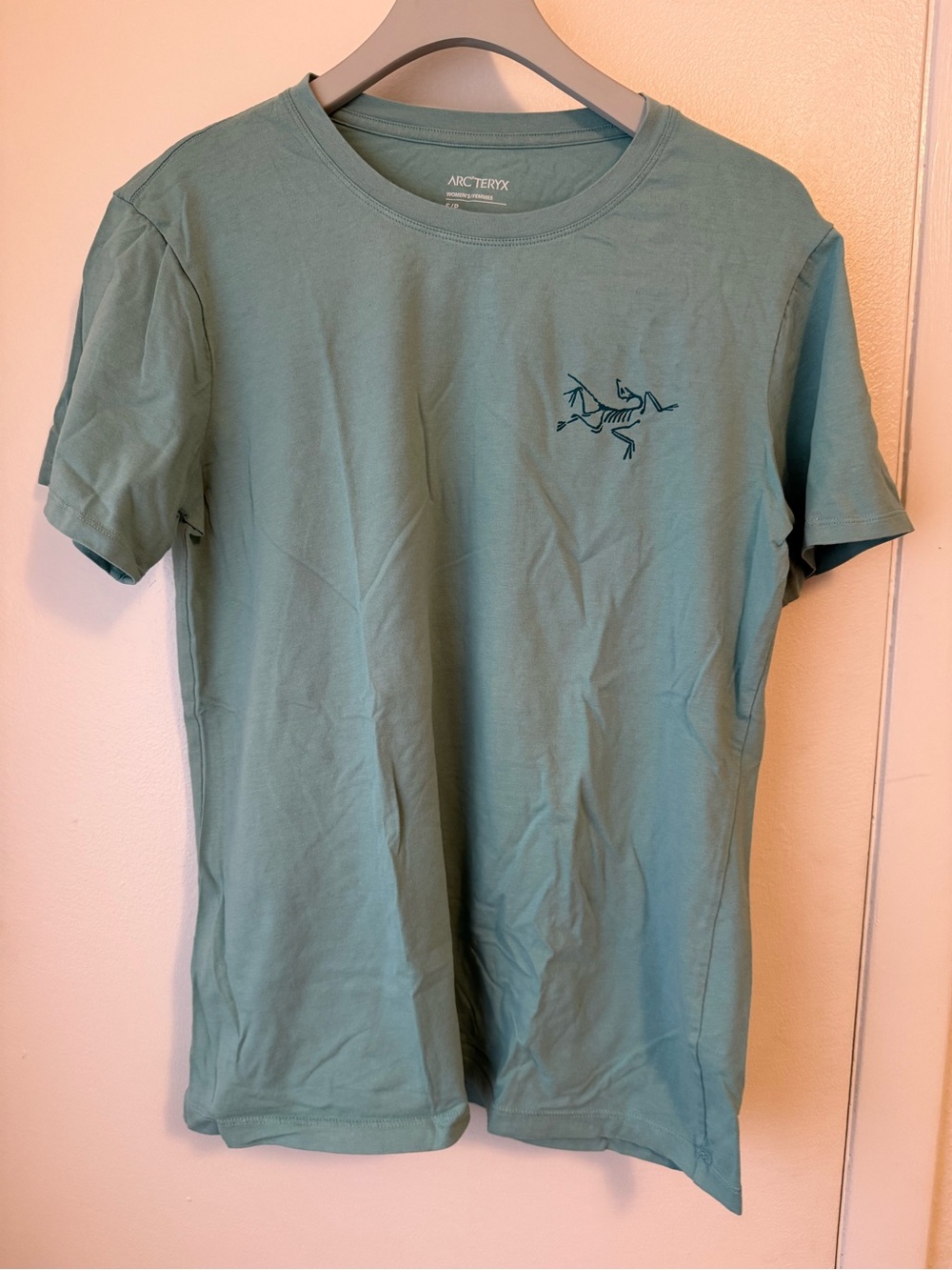Arc'teryx BIRD EMBLEM T-SHIRT SS WOMEN’S Size Small Color Teal